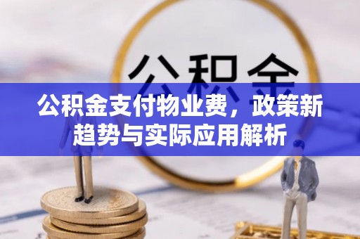 岳池公积金支付物业费，政策新趋势与实际应用解析