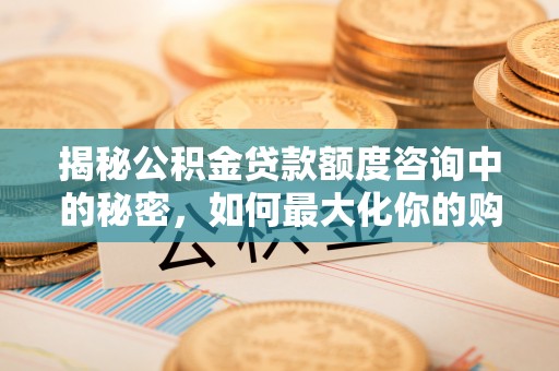 岳池揭秘公积金贷款额度咨询中的秘密，如何最大化你的购房资金