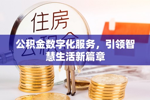 岳池公积金数字化服务，引领智慧生活新篇章