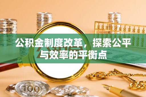 岳池公积金制度改革，探索公平与效率的平衡点
