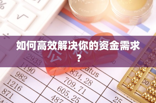 岳池如何高效解决你的资金需求？