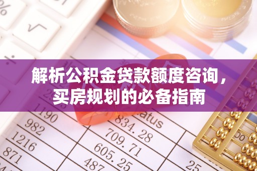 岳池解析公积金贷款额度咨询，买房规划的必备指南