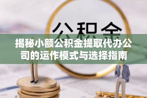 岳池揭秘小额公积金提取代办公司的运作模式与选择指南