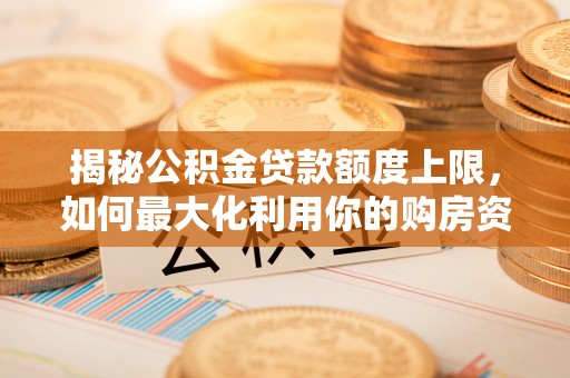 岳池揭秘公积金贷款额度上限，如何最大化利用你的购房资金？