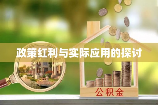 岳池政策红利与实际应用的探讨