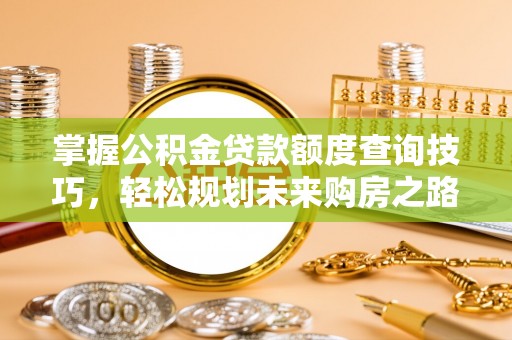 岳池掌握公积金贷款额度查询技巧，轻松规划未来购房之路
