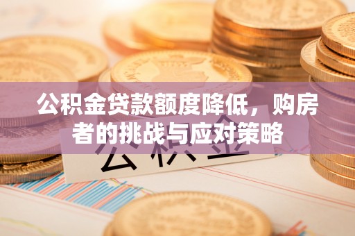 岳池公积金贷款额度降低，购房者的挑战与应对策略