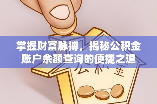 岳池掌握财富脉搏，揭秘公积金账户余额查询的便捷之道