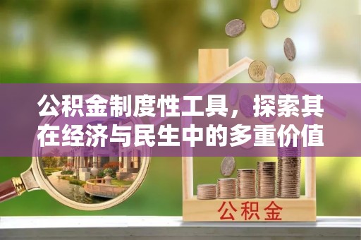 岳池公积金制度性工具，探索其在经济与民生中的多重价值