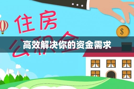 岳池高效解决你的资金需求