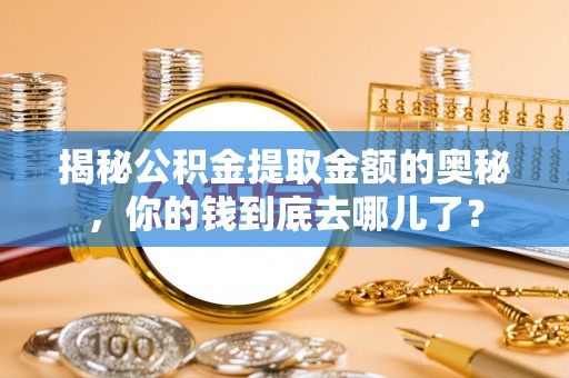 岳池揭秘公积金提取金额的奥秘，你的钱到底去哪儿了？