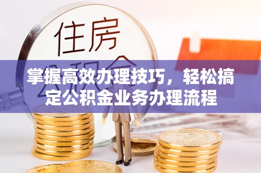 岳池掌握高效办理技巧，轻松搞定公积金业务办理流程