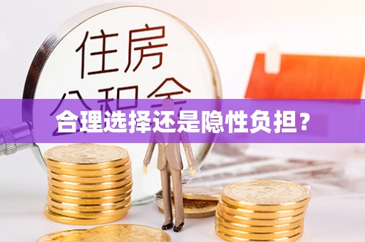 岳池合理选择还是隐性负担？