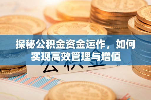 岳池探秘公积金资金运作，如何实现高效管理与增值